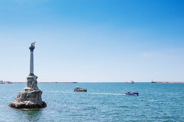 Monument aux navires inondés dans la baie de Sébastopol