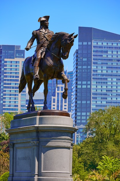 Monument Boston Common George Washington