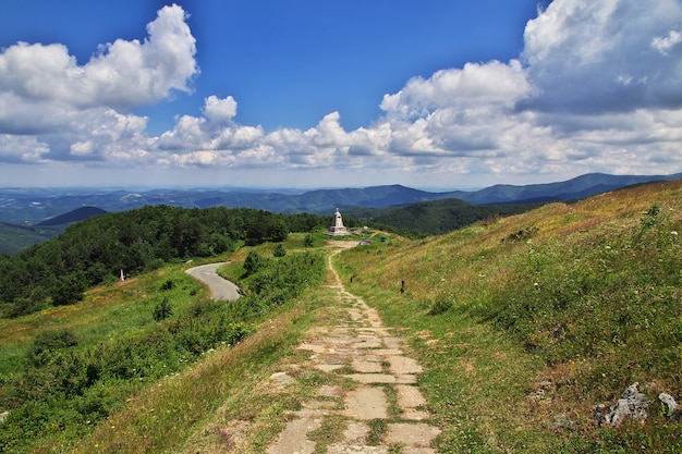 Le monument sur le col de Shipka, Bulgarie