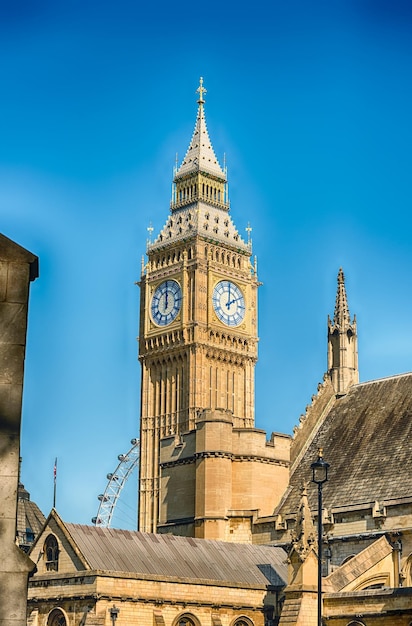 Le monument emblématique de Big Ben à Londres Angleterre Royaume-Uni