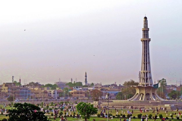 monument minar et Pakistan Lahore