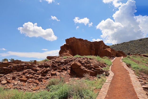 Monument national de Wupatki en Arizona