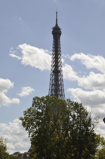 Photo monument de paris la tour eiffel