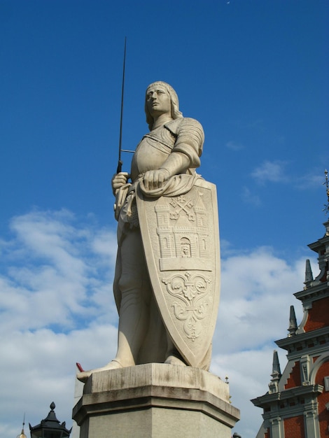 Le monument à Riga Lettonie