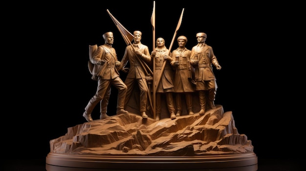 Un monument symbolisant l'unité de l'Indonésie