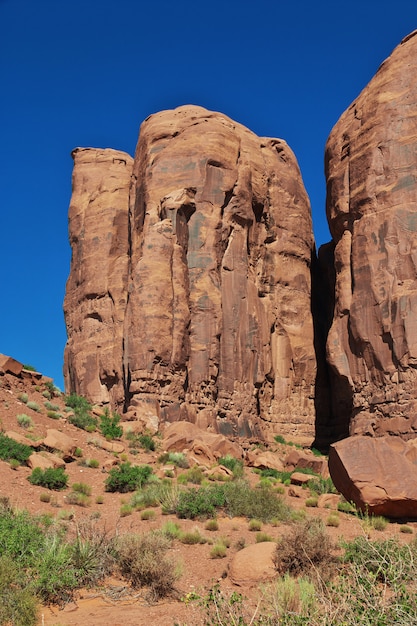 Monument Valley dans l'Utah et l'Arizona