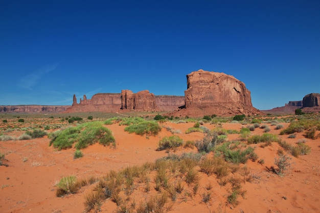 Monument Valley dans l'Utah et l'Arizona