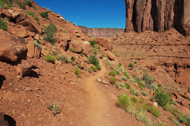 Monument Valley dans l'Utah et l'Arizona