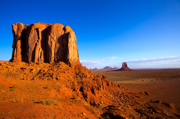 Monument Valley North vue sur la fenêtre de l&#39;Utah