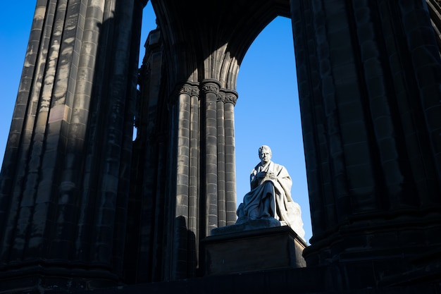 Le monument de Walter Scott. Edinbourg. Écosse. ROYAUME-UNI.