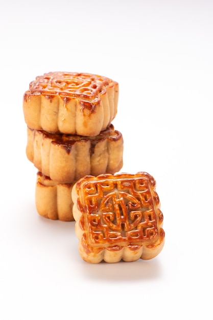 Mooncake de cuisine traditionnelle chinoise pour le festival de la mi-automne