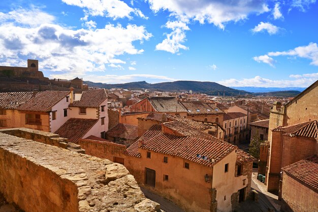 Mora de Rubielos village à Teruel en Espagne