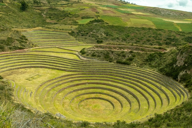 Moray, site archéologique situé dans la vallée sacrée de Cusco. Pérou