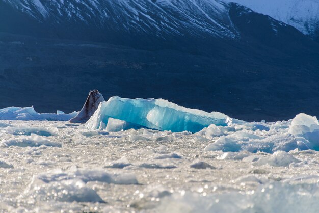 Photo morceau de glace