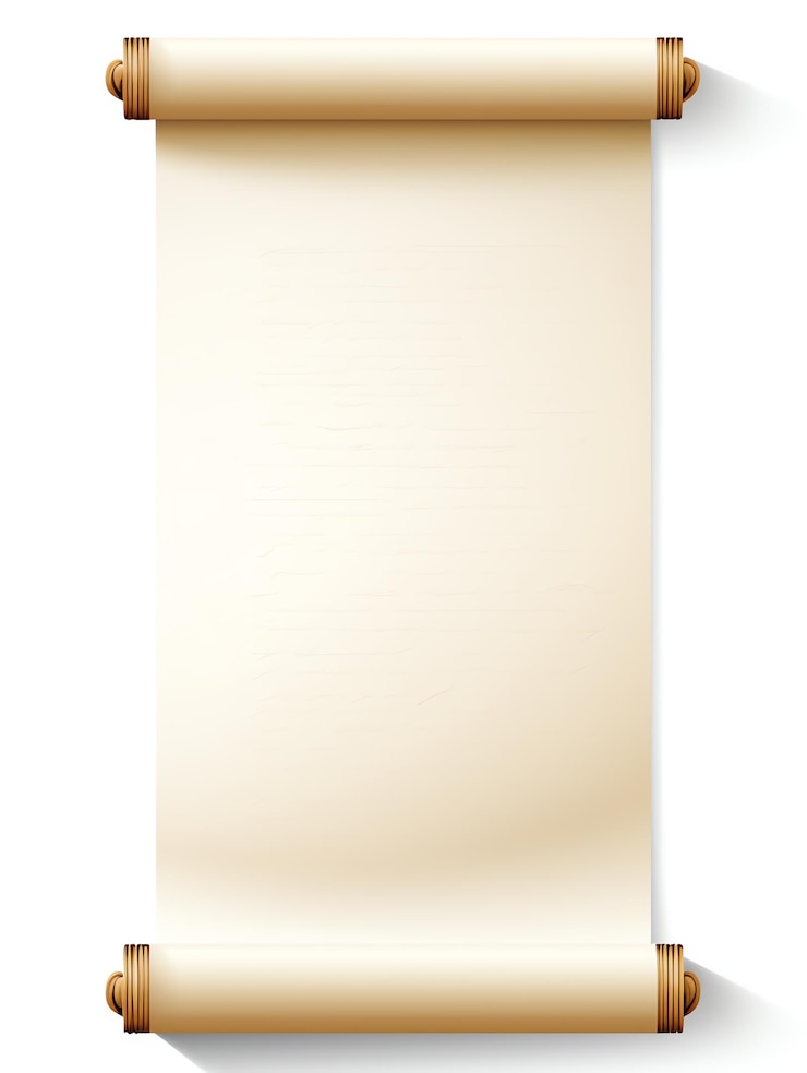 Photo un morceau de papier avec un bord bouclé