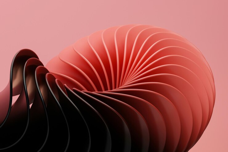 Photo un morceau de papier rouge et noir avec des lignes blanches