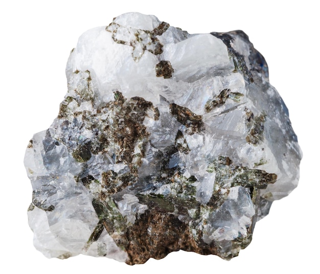 Morceau de pierre minérale de blende de zinc de sphalérite