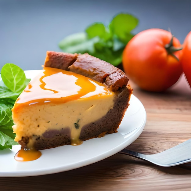 Un morceau de pizza avec du fromage fondu sur une assiette