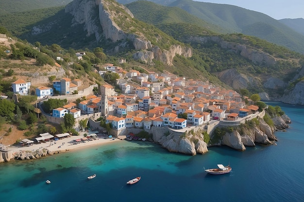 Photo mordogan et la ville des pêcheurs