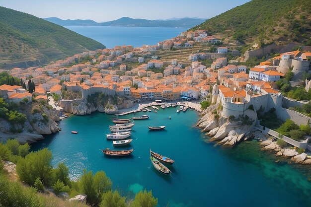 Photo mordogan et la ville des pêcheurs