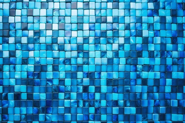 Photo mosaïque bleu clair dessin d'arrière-plan créatif abstrait