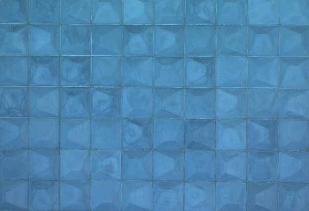 mosaïque bleue pour salle de bain et toilettes