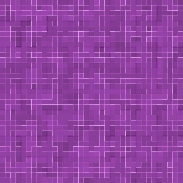 Mosaïque carrée violet vif pour fond texturé.