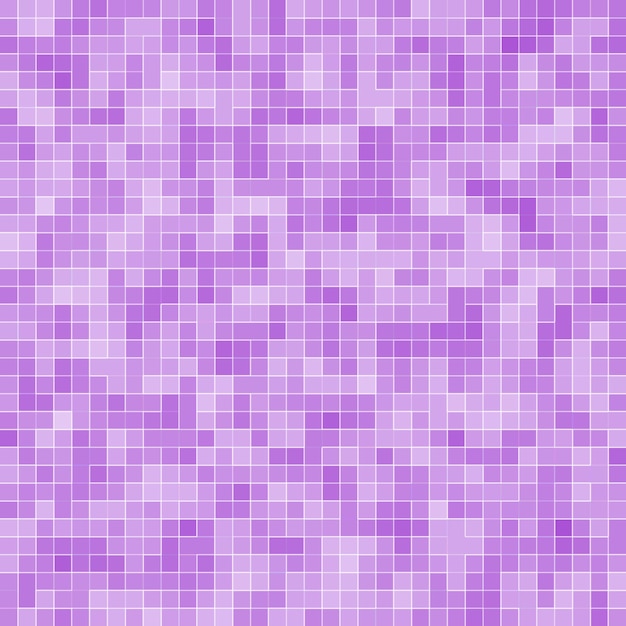 Mosaïque carrée violet vif pour la texture.