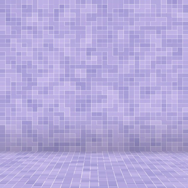 Mosaïque carrée violet vif pour la texture.