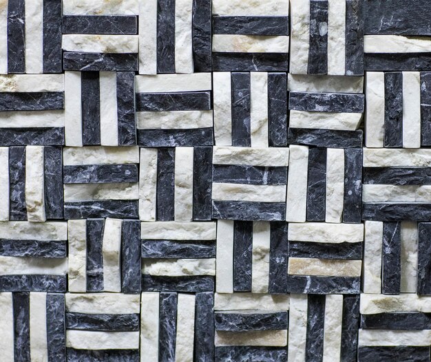 Mosaïque géométrique abstraite fond de carreaux marron gris pour la cuisine