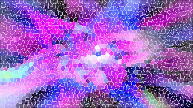 mosaïque violette