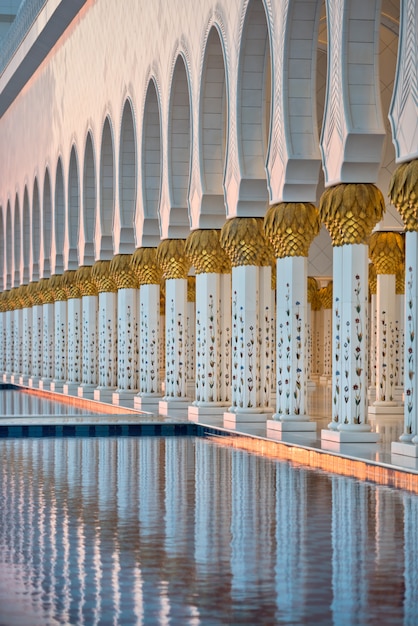 Mosquée blanche Sheikh Zayed à Abu Dhabi