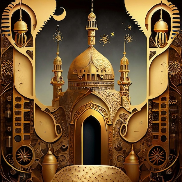 mosquée divine Steampunk