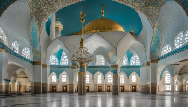 La mosquée du Hazrat Sultan à Nursultan au Kazakhstan