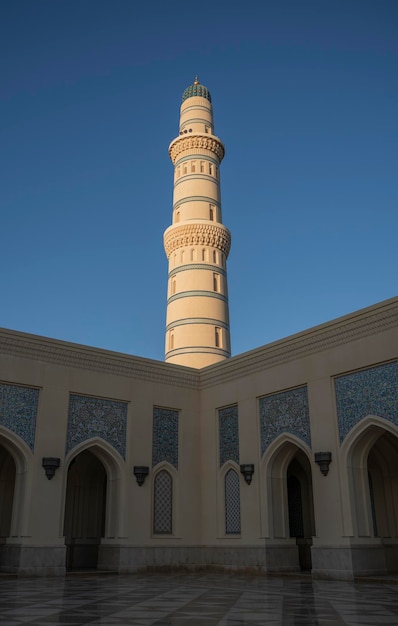 Photo la mosquée du sultan qaboos à sohar oman