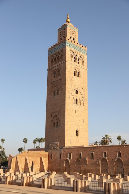 Mosquée Kutubiyya à Marrakech Maroc