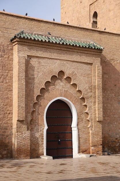 Mosquée Kutubiyya à Marrakech Maroc