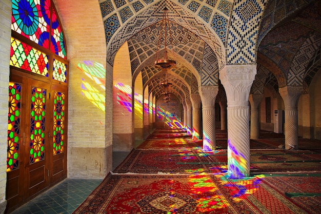 Mosquée Nasir-ol-molk à Chiraz, Iran