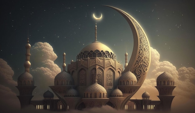 la mosquée la nuit la mosquée