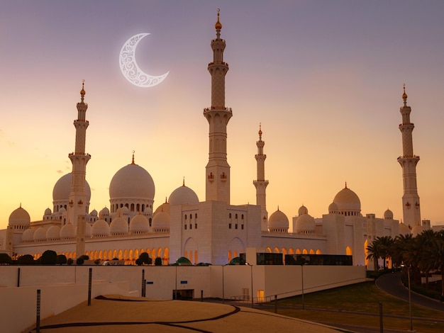 La mosquée Sheikh Zayed à Abu Dhabi