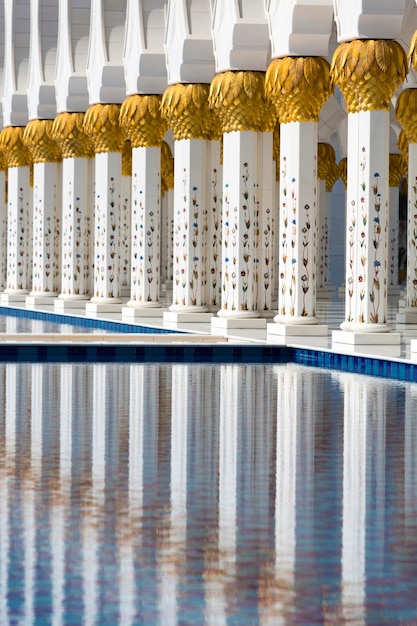 La mosquée Sheikh Zayed à Abu Dhabi