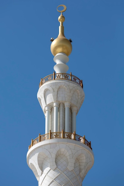 La mosquée Sheikh Zayed à Abu Dhabi