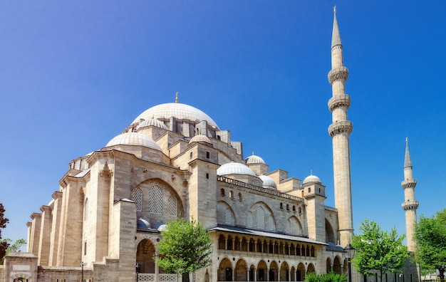 La mosquée de Suleymaniye à Istanbul, Turquie