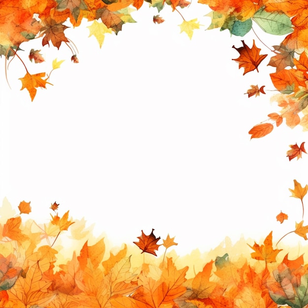 Le mot automne est sur le fond des feuilles