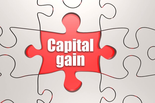 Mot de gain en capital sur le puzzle