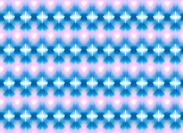 Un motif abstrait géométrique bleu et rose