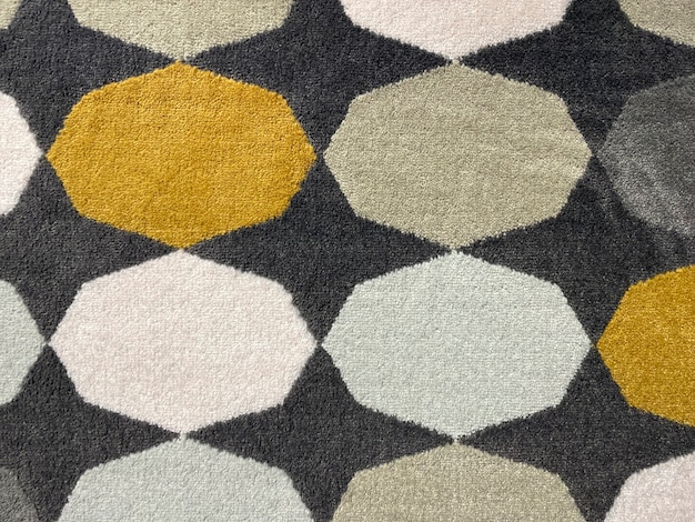 Un motif abstrait de texture de tapis, fibre textile