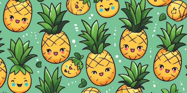 Un motif agréable et fruité sans couture