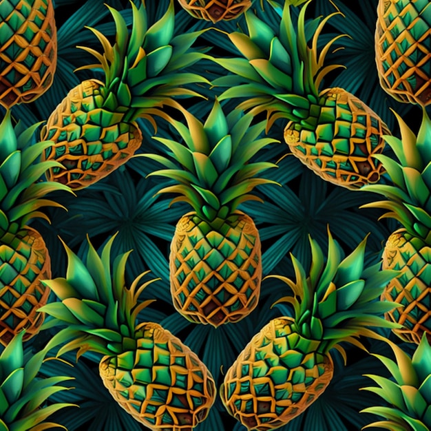 motif d&#39;ananas