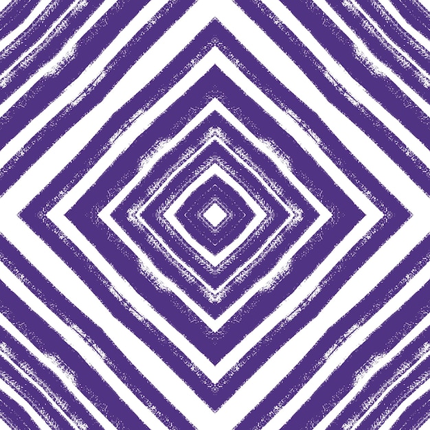 Motif aquarelle en mosaïque Violet symétrique